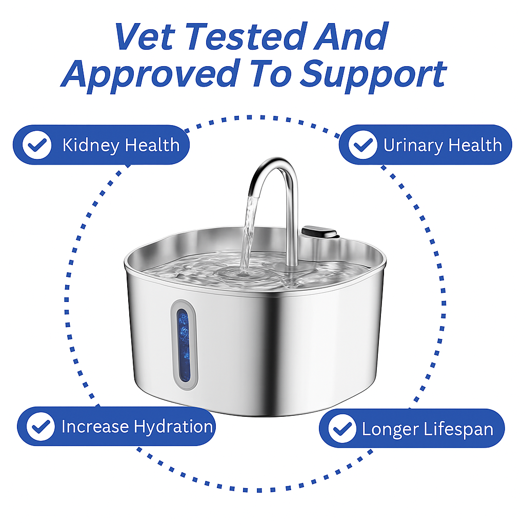 Ravixon Stainless Steel Water Fountain